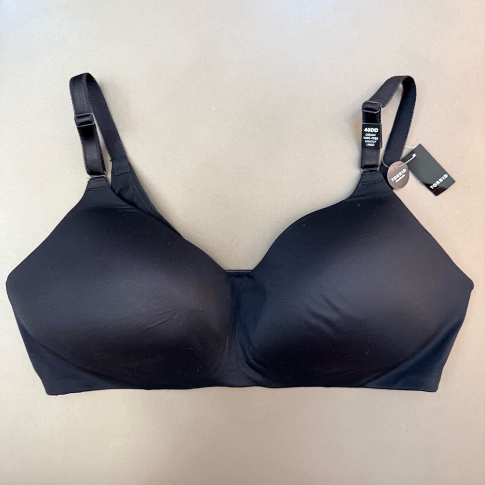 Torrid Classic Black Bra - Size 40DD